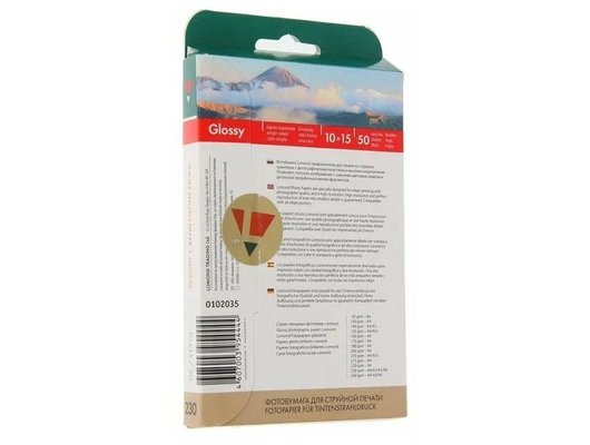 Фотобумага LOMOND 0102035 Глянцевая односторонняя 10x15 230г/м2. 50л
