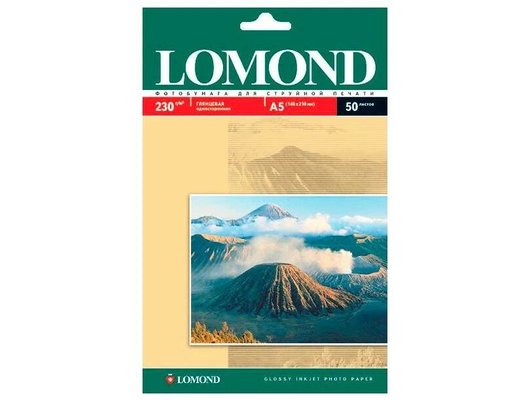 Фотобумага LOMOND 0102035 Глянцевая односторонняя 10x15 230г/м2. 50л