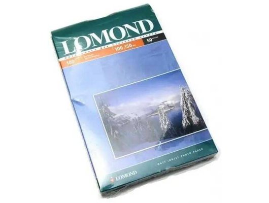 Фотобумага LOMOND 0102063 Матовая односторонняя 10x15 180г/м2. 50л