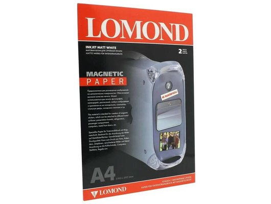 Фотобумага LOMOND 2020346 A4/660г/м2/2л./белый матовое/магнитный слой для струйной печати