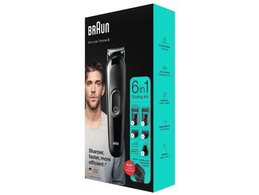 Триммер BRAUN MGK3320 Black