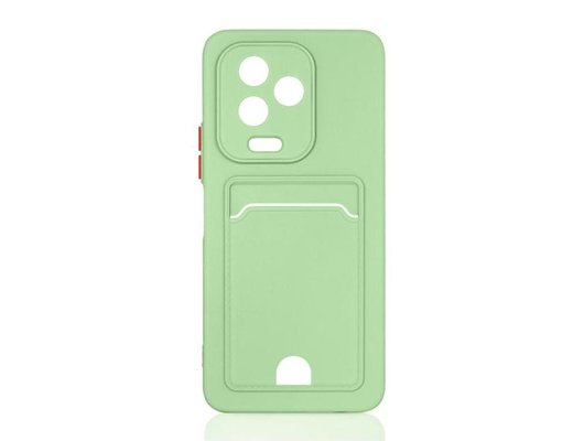 Чехол DF Infinix Note 12 Pro (4G)/12 (2023) inCardcase-01 (light green)