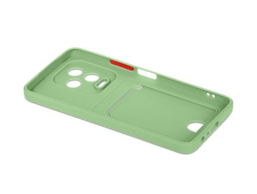 Чехол DF Infinix Note 12 Pro (4G)/12 (2023) inCardcase-01 (light green)