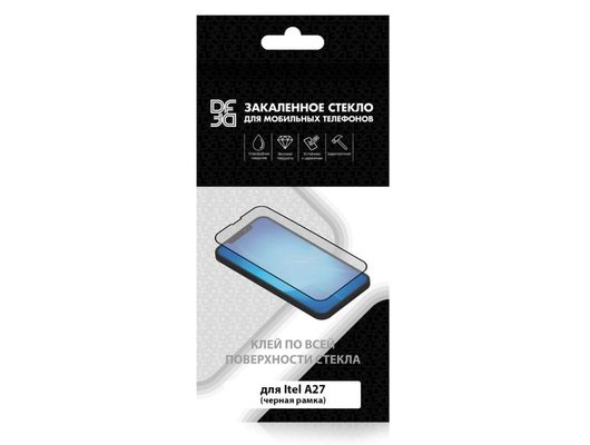 Стекло DF для Itel A27 itColor-07 (black)