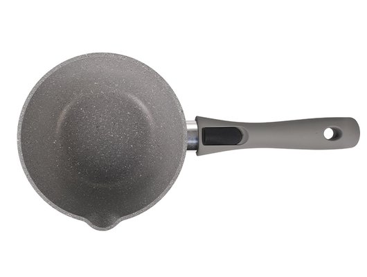 Ковш KUKMARA кмс0156а 1,5л  с носиком и съемной ручкой (светлый мрамор)