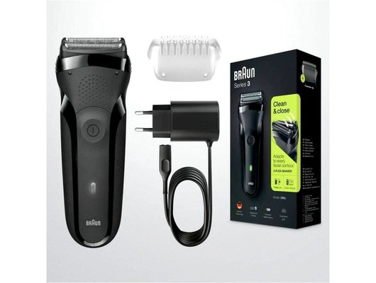 Сеточная бритва Braun  300BT Black Shave&Style (ПИ)