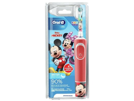 Зубная щетка электрическая для детей ORAL-B Vitality Kids D100.413.2K Mickey (ПИ)