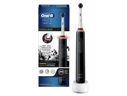 Зубная щетка электрическая ORAL-B PRO 3 3000 PureClean Black