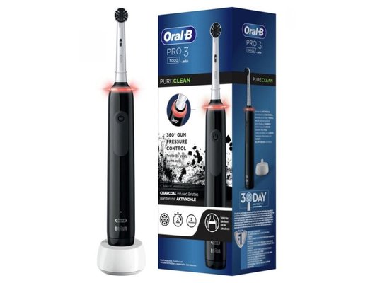 Зубная щетка электрическая ORAL-B PRO 3 3000 PureClean Black
