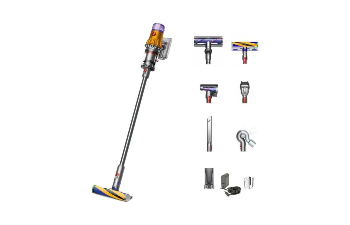 Вертикальный пылесос dyson v12 detect slim absolute