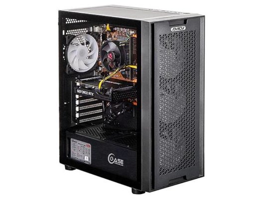 Системный блок AMCV i078N Game Intel Core  i3-12100F - 4 x 3.3GHz/16Gb/512Gb SSD/ RTX 3050 8Gb GDDR6/DOS