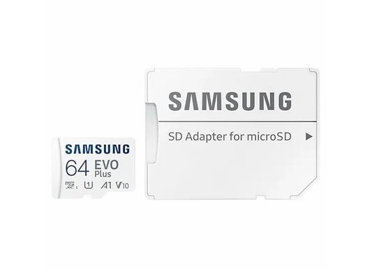 Карта памяти Samsung microSDXC 64Gb EVO Plus + адаптер MB-MC64 ПИ