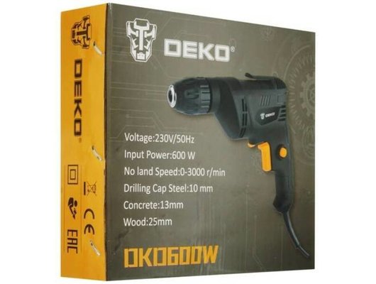 Дрель DEKO DKD600W (063-4181)