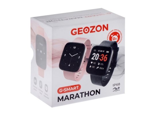 Смарт часы GEOZON MARATHON РОЗОВЫЙ