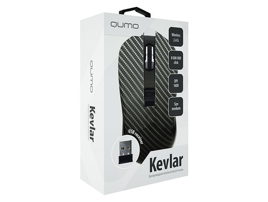 Мышь беспроводная Qumo Office M26 Kevlar