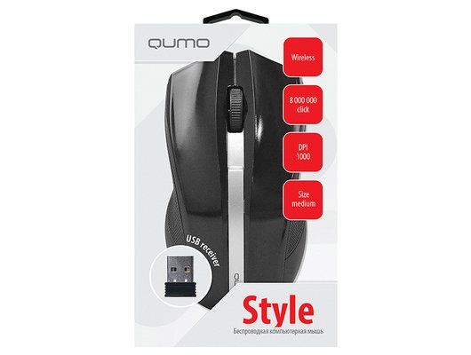 Мышь беспроводная Qumo Style M15