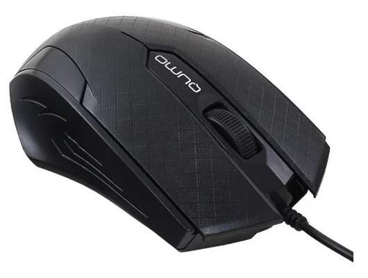 Мышь проводная Qumo Office M14 Black