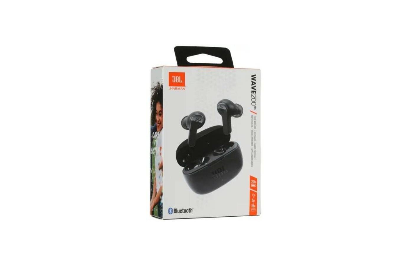 Беспроводные наушники jbl wave 200 black