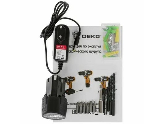 Дрель-шуруповерт DEKO DKCD12FU-Li Set 063-4094