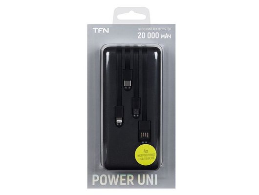 Внешний аккумулятор TFN 20000mAh Power Uni 20 black TFN-PB-290-BK