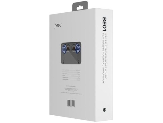 Наушники спортивные PERO BE01 BLUE