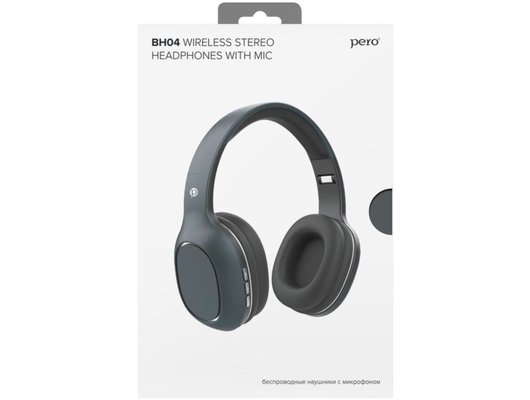 Наушники полноразмерные PERO BH04 GREY