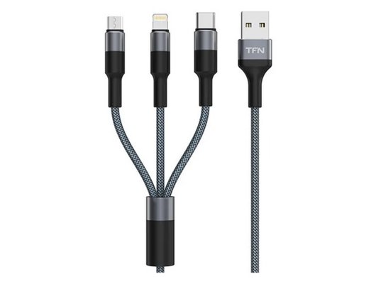 Кабель TFN кабель 3in1 USB graphite TFN-CFZ3IN1GR
