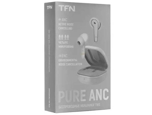Гарнитуры TWS стерео TFN TWS PURE ANC WHITE