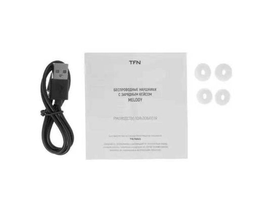 Гарнитуры TWS стерео TFN TWS MELODY ANC WHITE