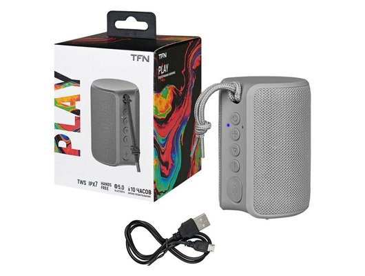 Портативная акустика TFN PLAY GRAY