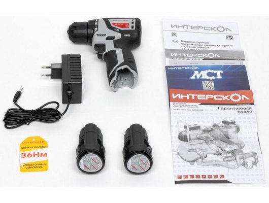 Дрель-шуруповерт Интерскол ДА-10/12В минимакс (687.1.2.70)