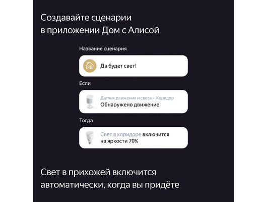 Датчик движения Яндекс датчик движения и освещения YNDX-00522