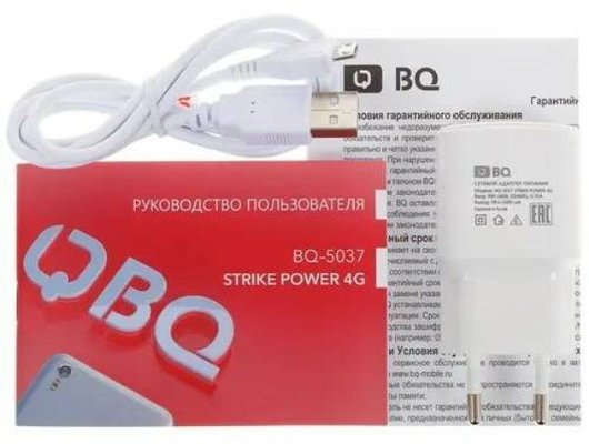 Смартфон BQ BQS-5037 Strike Power 4G Gold
