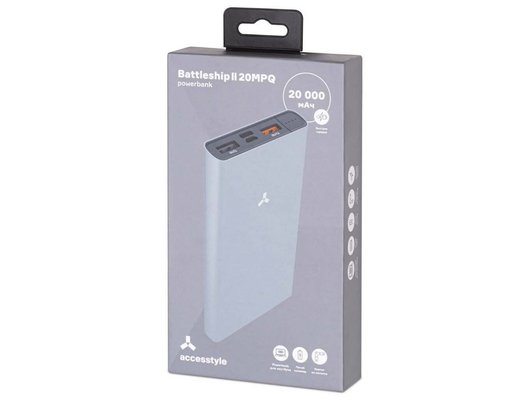 Внешний аккумулятор Accesstyle Battleship II 20MPQ