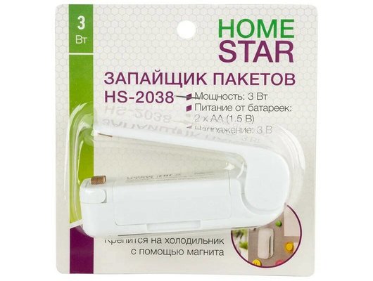 Кухонные инструменты HOMESTAR HS-2038 запайщик пакетов