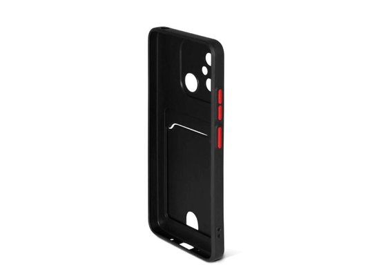 Чехол DF для Xiaomi Redmi 12C/Poco C55 xiCardCase-06 (black)