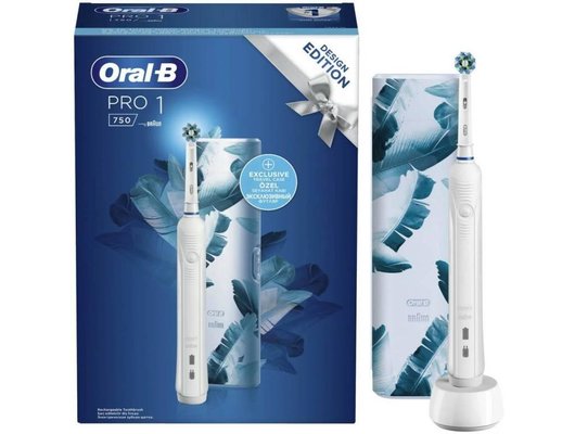 Зубная щетка электрическая Oral-B  PRO 750 White  + travel case