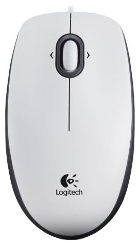 Мышь проводная Logitech M100 White (910-005004), цвет белый