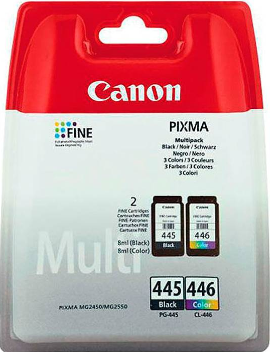 Картридж струйный Canon Canon Pg-445/Cl-446 Набор, цвет многоцветный 196919 Canon Pg-445/Cl-446 Набор - фото 1