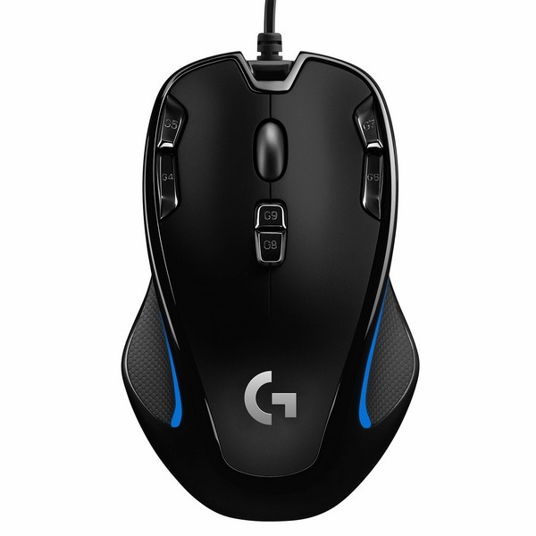 Мышь проводная игровая Logitech G300s, цвет синий