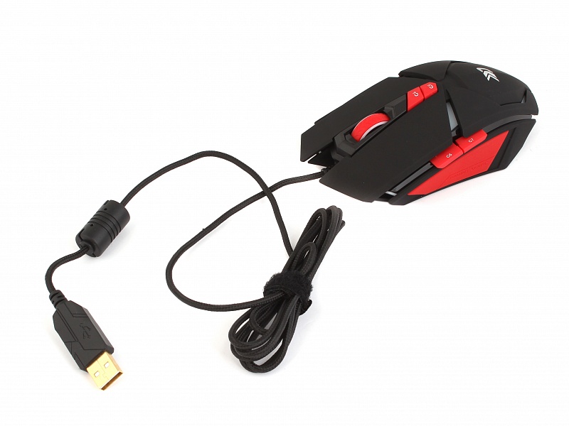 Мышь проводная игровая Doffler Gm7000, цвет черный