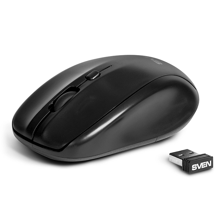 Мышь беспроводная Sven Rx-305 Wireless Черная, цвет черный