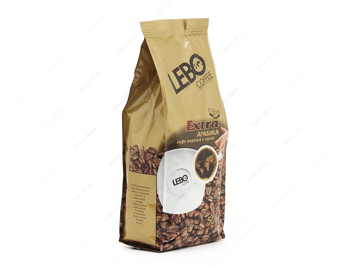 Кофе в зернах Lebo Extra 500гр 238310 - фото 1