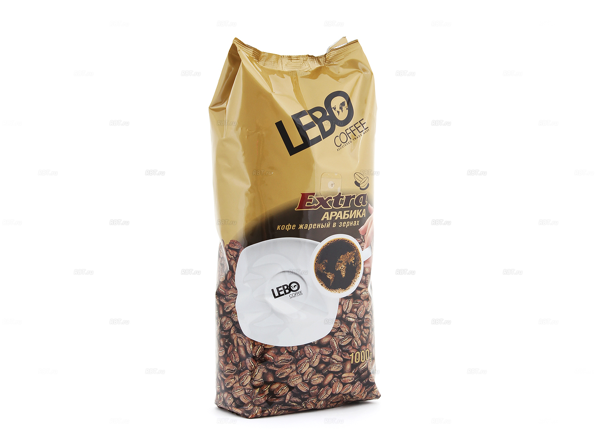 Кофе в зернах Lebo Extra 1000гр 238311 - фото 1