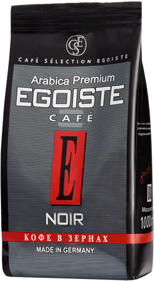 Кофе в зернах Egoiste egoiste noir 1000гр - фото 1