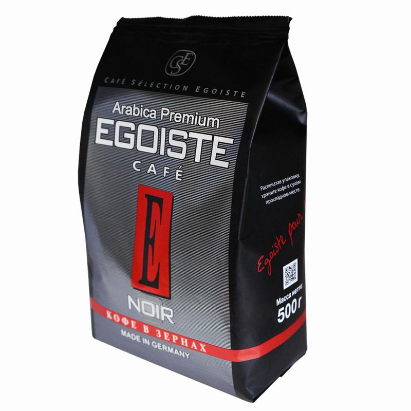 Кофе в зернах Egoiste egoiste noir 500гр