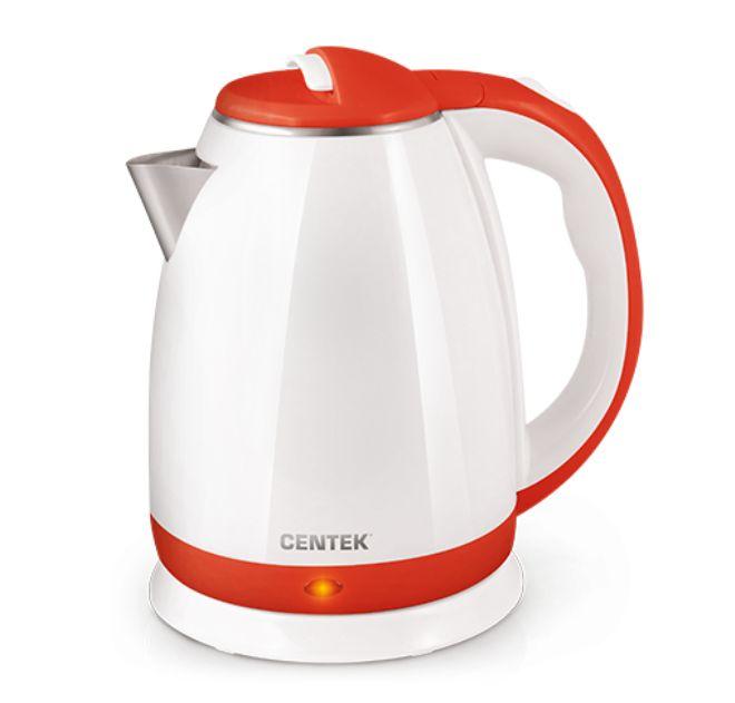 Чайник электрический Centek Ct-1026 Red, цвет белый 294389 - фото 1
