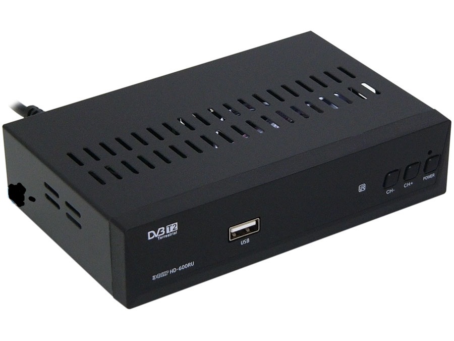 DVB-T2 ресивер Сигнал Сигнал Эфир Hd-600ru, цвет черный
