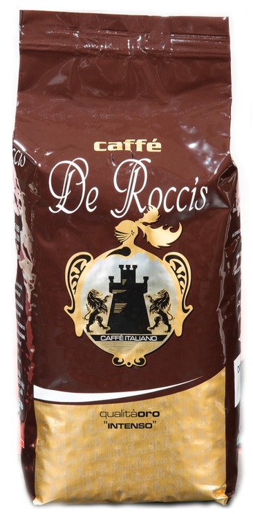 Кофе в зернах De Roccis Oro Зерновой 1000гр 286401 - фото 1