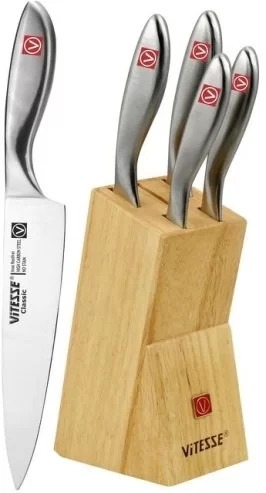 Набор ножей Vitesse Vs-9204, цвет серебристый 301576 - фото 1